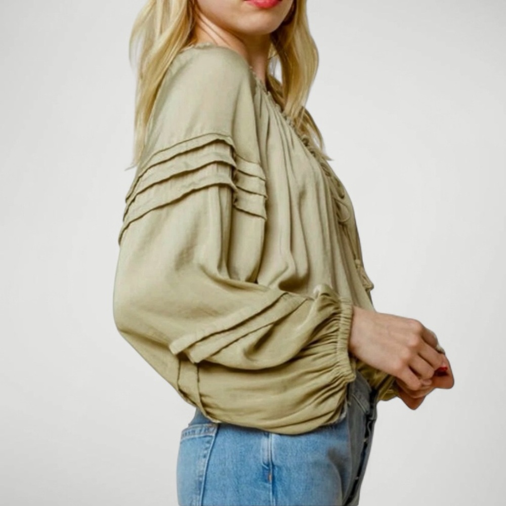 Free People All Tucks Bodysuit - Picture 2 of 13